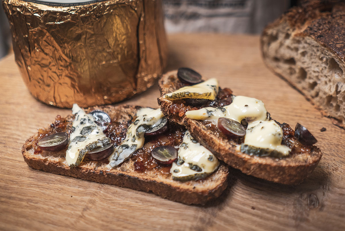 Bacon & Cashel Blue Toast - Cashel Blue