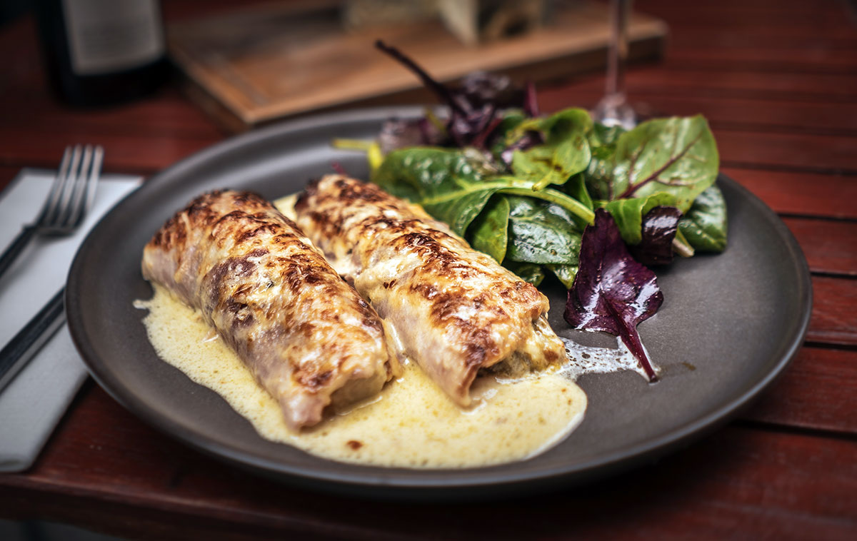 Baked Chicory with Crozier Blue Sauce - Cashel Blue